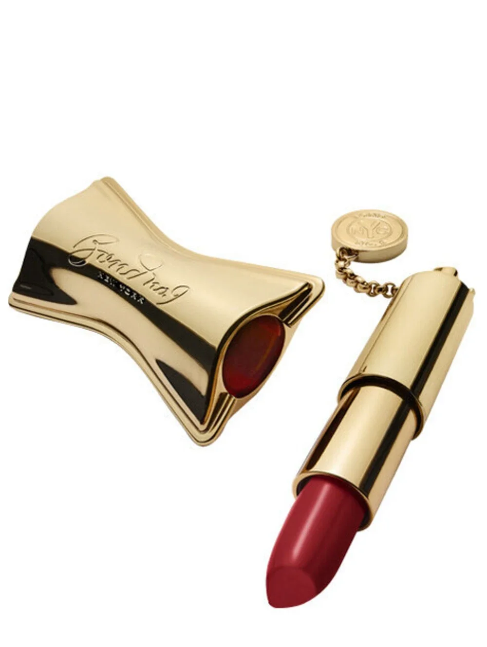 Bond No. 9 New York 2 Pc FASHION AVENUE Refillable Lipstick Set w/ Gold Case